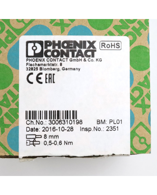 Phoenix Contact Doppelstockklemme UKKB 3 BU 2771094 (40Stk.) OVP