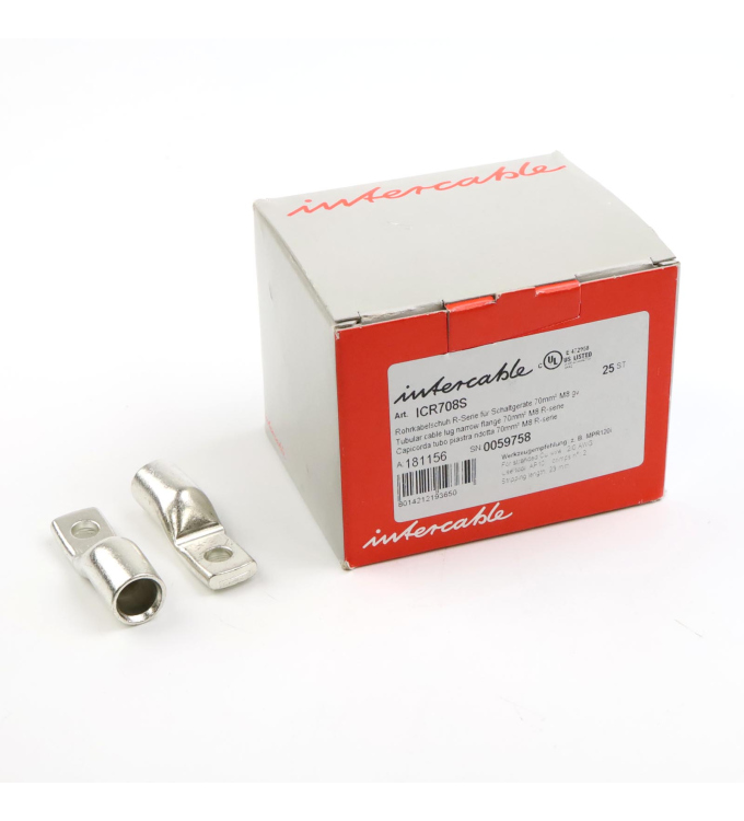 Intercable Rohrkabelschuh ICR708S 181156 (25Stk.) OVP