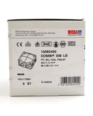 WISKA Abzweigkasten COMBI 308 LG 10060400 (5Stk.) OVP