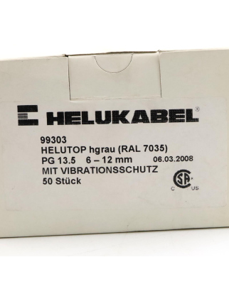 HELUKABEL Kabelverschraubung PG 13,5 99303 (50Stk.) OVP