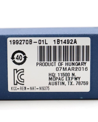 National Instruments Digitalmodul NI-9375 199270B-01L NOV