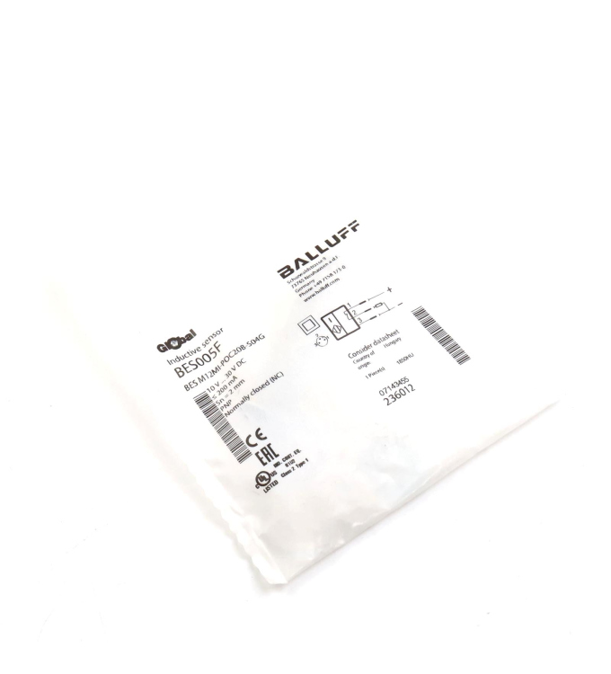 Balluff Induktiver Sensor BES005F BES M12MI-POC20B-S04G OVP