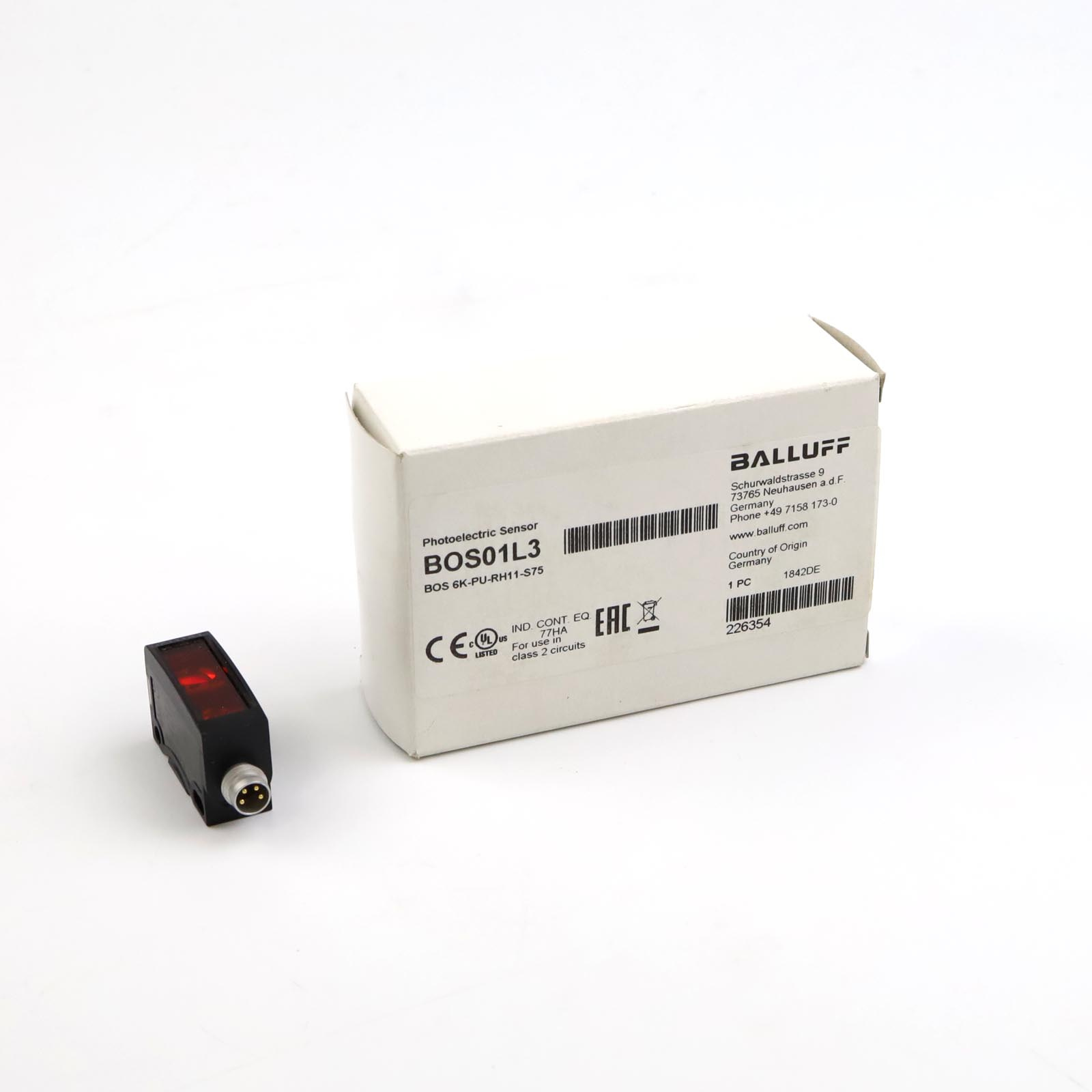 Balluff BOS01L3 BOS 6K-PU-RH11-S75 - Lichttaster - spares4less Günstige ...