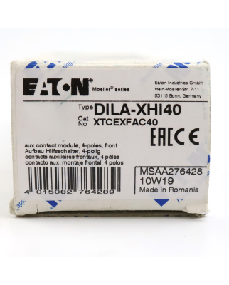 Eaton Hilfsschalterbaustein DIL A-XHI40 276428 (4 Stk.) OVP