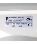 Rübsamen & Herr Filterlüfter LV400 230V 50/60Hz OVP