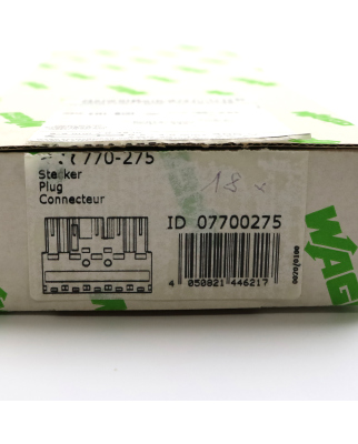 WAGO Stecker 770-275 25A (18Stk.) OVP
