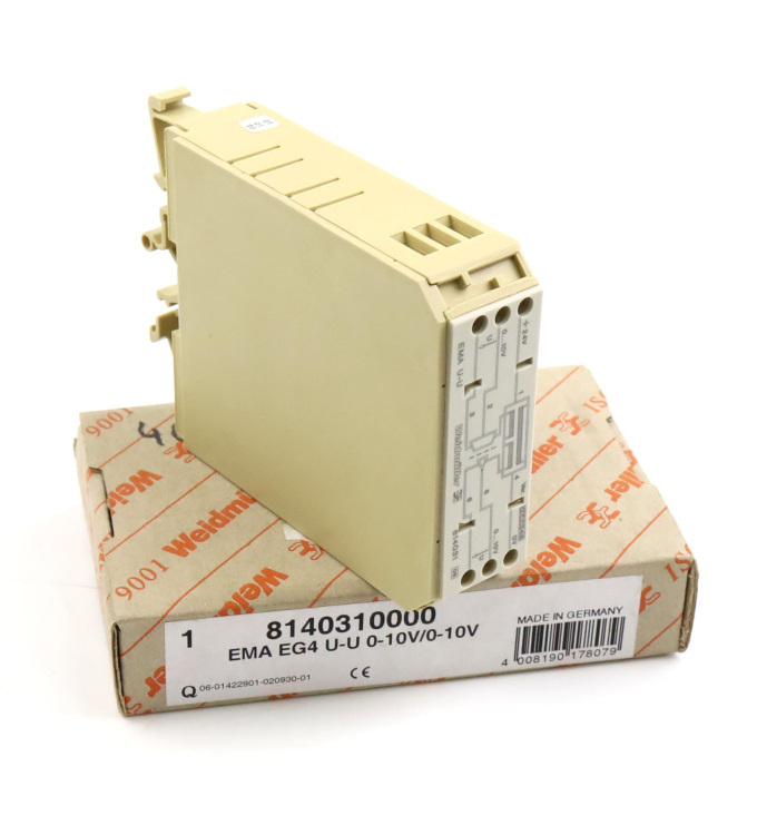 Weidmüller Terminalblock EMA EG4 U-U 0-10V/0-10V 8140310000 OVP
