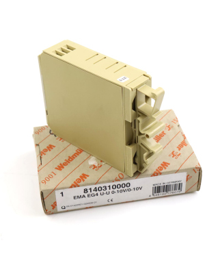 Weidmüller Terminalblock EMA EG4 U-U 0-10V/0-10V 8140310000 OVP