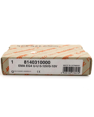 Weidmüller Terminalblock EMA EG4 U-U 0-10V/0-10V 8140310000 OVP
