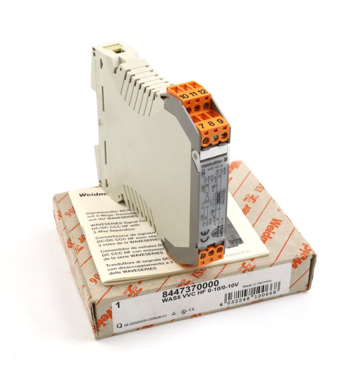 Weidmüller Signalwandler WAS5 VVC HF 0-10/0-10V 8447370000 OVP