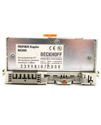 Beckhoff PROFIBUS Koppler BK3000 GEB