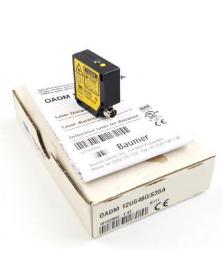 Baumer Distanz-Sensor OADM 12U6460/S35A 10152994 OVP