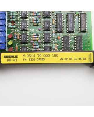 EBERLE Analogausgabemodul DA-41 0514 70 000 100 OVP