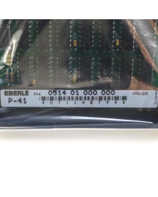 EBERLE Prozessor Modul P-41 0514 01 000 000 OVP