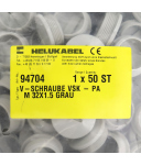 HELUKABEL Verschlussschraube VSK-PA M32 x 1,5 grau 94704 (50Stk.) OVP