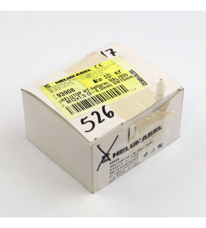 HELUKABEL Kabelverschraubung HELUTOP HT SW 15 93908 (50Stk.) OVP