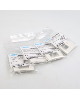 hager Zentralscheibe GZUAE2A9016 (4Stk.) OVP