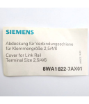 Siemens Abdeckung 8WA1822-7AX01 (18Stk.) NOV