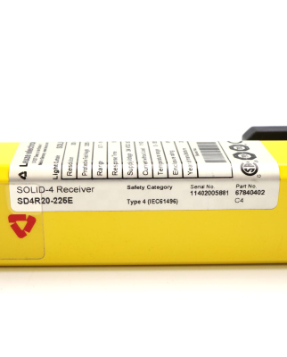 Leuze Lichtvorhang SD4R20-225E 67840402 + SD4T20-225 67841702 GEB