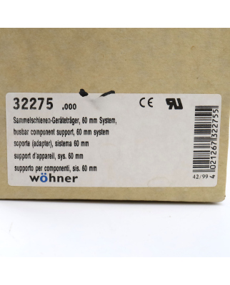 Wöhner Sammelschienenadapter 32275000 (2Stk.) OVP
