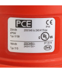 PCE Wandgerätestecker 5159-6 20A 4P5W 6h NOV