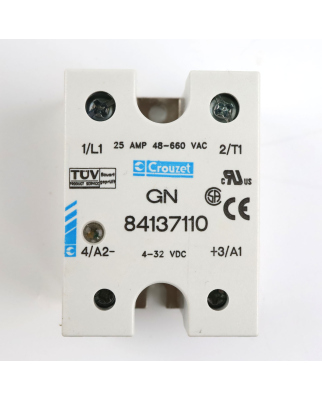 Crouzet Halbleiterrelais GN 84137110 25A 48-660VAC OVP