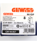 GEWISS Fehlerstromschutzschalter GW94867 OVP