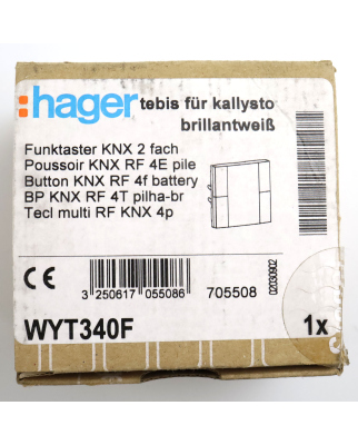 hager Funktaster WYT340F OVP