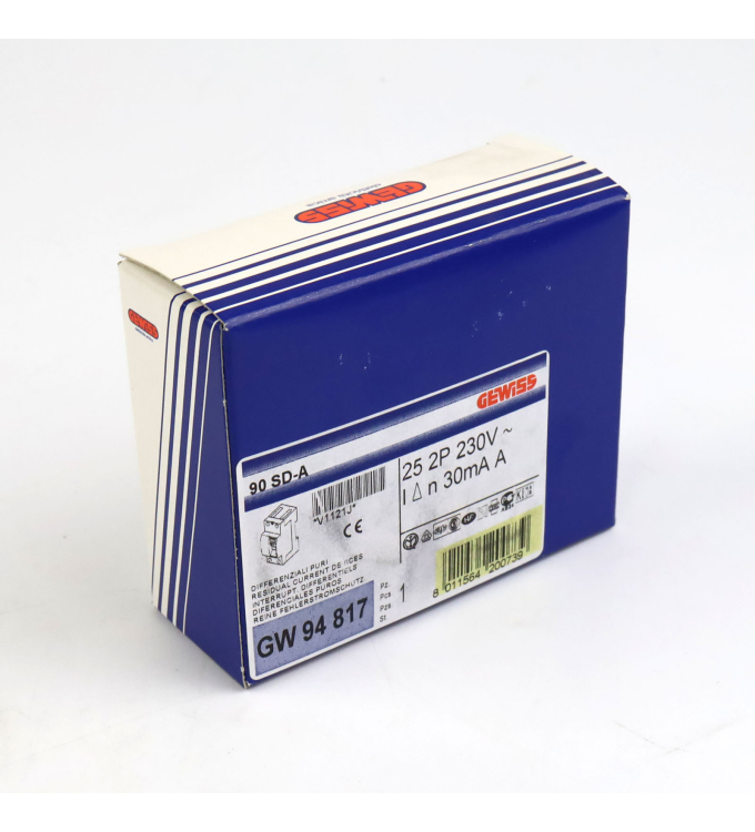 GEWISS Fehlerstromschutzschalter GW94817 OVP