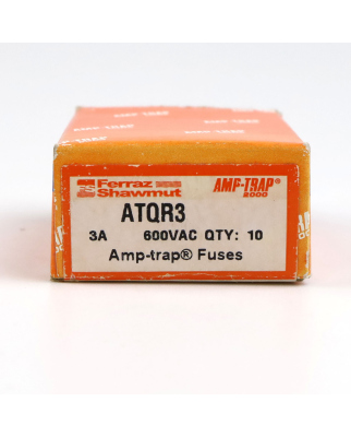 Ferraz-Shawmut Sicherungen ATQR3 3A 600VAC (10Stk.) OVP