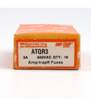 Ferraz-Shawmut Sicherungen ATQR3 3A 600VAC (10Stk.) OVP