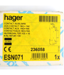 hager Hilfsschalter ESN071 236058 OVP