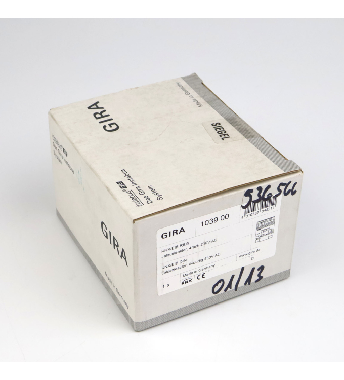 Gira Jalousieaktor 4fach 230V 103900 SIE
