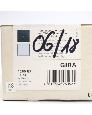 Gira Türstation 1fach TX 44 126067 SIE