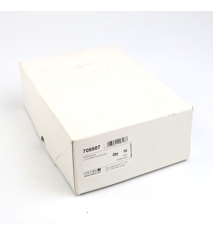 Lütze Stecker LV-V10-5507 N 705507 (10Stk.) OVP