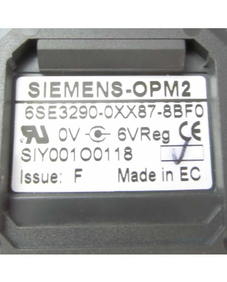 Siemens Bedienfeld OPM2 6SE3290-0XX87-8BF0 OVP