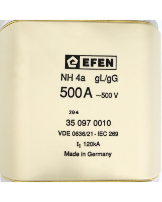 EFEN NH-Sicherungs-Einsatz 35.097.0010 OVP