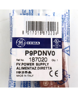 General Electric CEMA Lampenblock P9PDNV0 (2Stk.) OVP