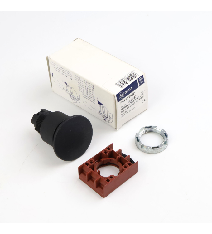 General Electric CEMA Pilzdrucktaste P9XET4NN1 185057 OVP