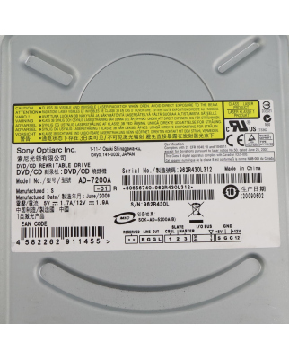 Sony DVD/CD Rewritable Drive AD-7200A GEB