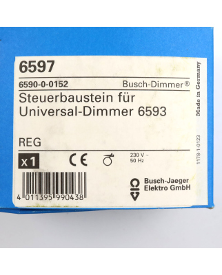 Busch-Jaeger Steuerbaustein 6597 6590-0-0152 OVP