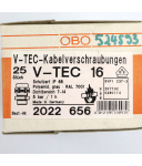 OBO Bettermann Kabelverschraubung V-TEC PG16 SGR 2022656 (25Stk.) OVP