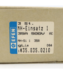 EFEN NH-Sicherungs-Einsatz 35.035.0210 (3Stk.) OVP