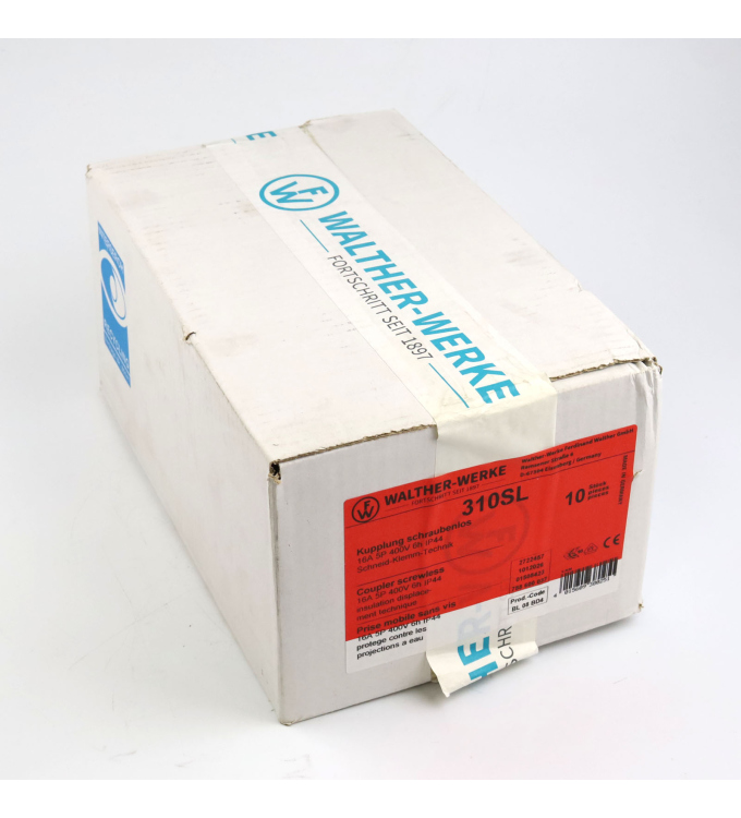 Walther CEE Kupplung 310SL 16A 5P 400V (10Stk.) OVP