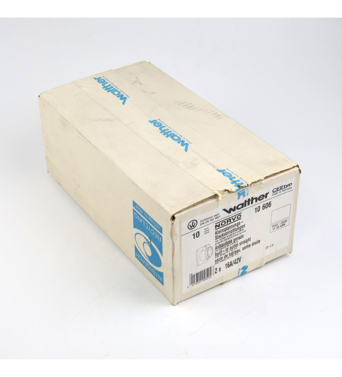 Walther Anbaudose Typ 10 606 16A-10h/42V (10Stk.) OVP