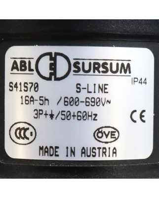 ABL Sursum Stecker S41S70 16A 4p 5h NOV