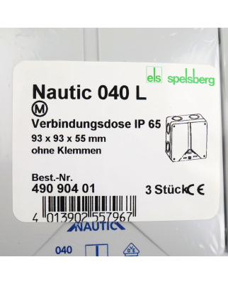 Spelsberg Abzweigkasten Nautic 040-L 49090401 (3Stk.) OVP