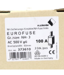M.Schneider Sicherungseinsatz NH-3 AC500V gG 373610 (3Stk.) OVP