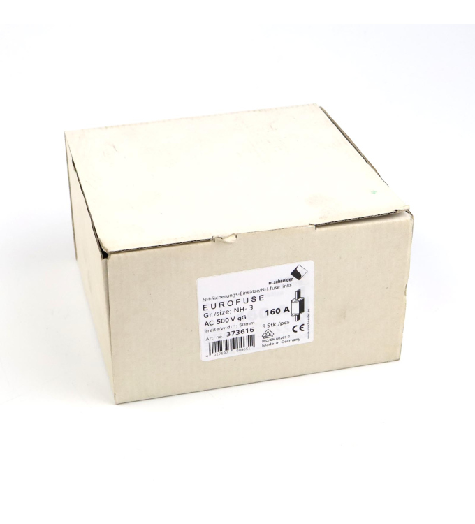 M.Schneider Sicherungseinsatz NH-3 AC500V gG 373616 (3Stk.) OVP