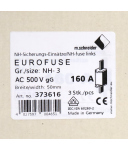 M.Schneider Sicherungseinsatz NH-3 AC500V gG 373616 (3Stk.) OVP